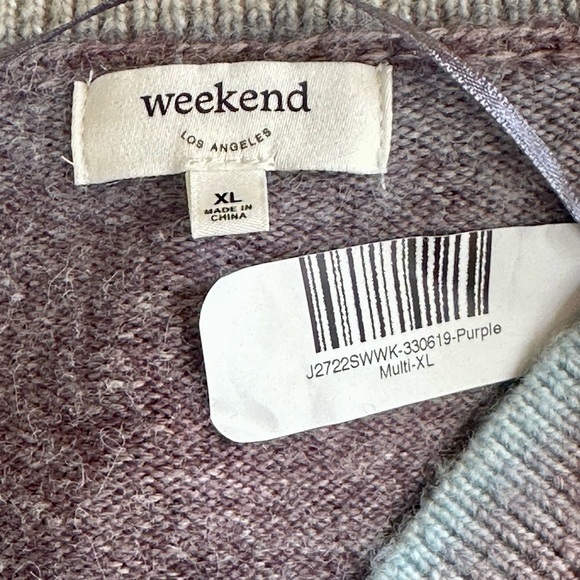 Weekend Los Angeles “Brina” Cardigan In Bailey Stripe Size XL New! - Picture 10 of 12